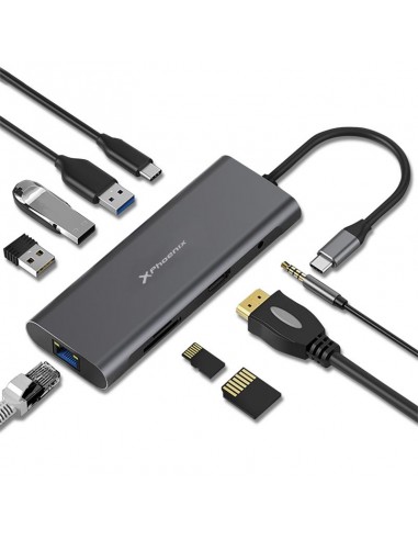 Dock USB-C Phoenix Multipuerto 9 en 1...